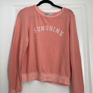 Wildfox Sunshine and White Wine sweater